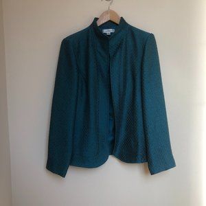 Coldwater Creek green / blue jacket, size medium